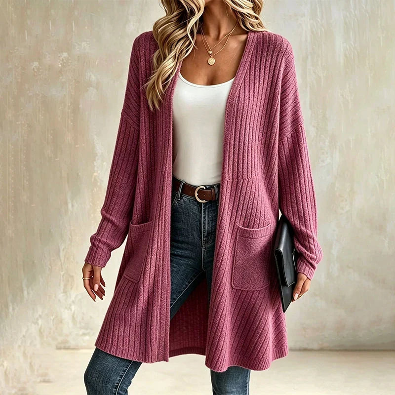 Benedetta Balducci™ Cardigan a coste per look stratificati senza sforzo