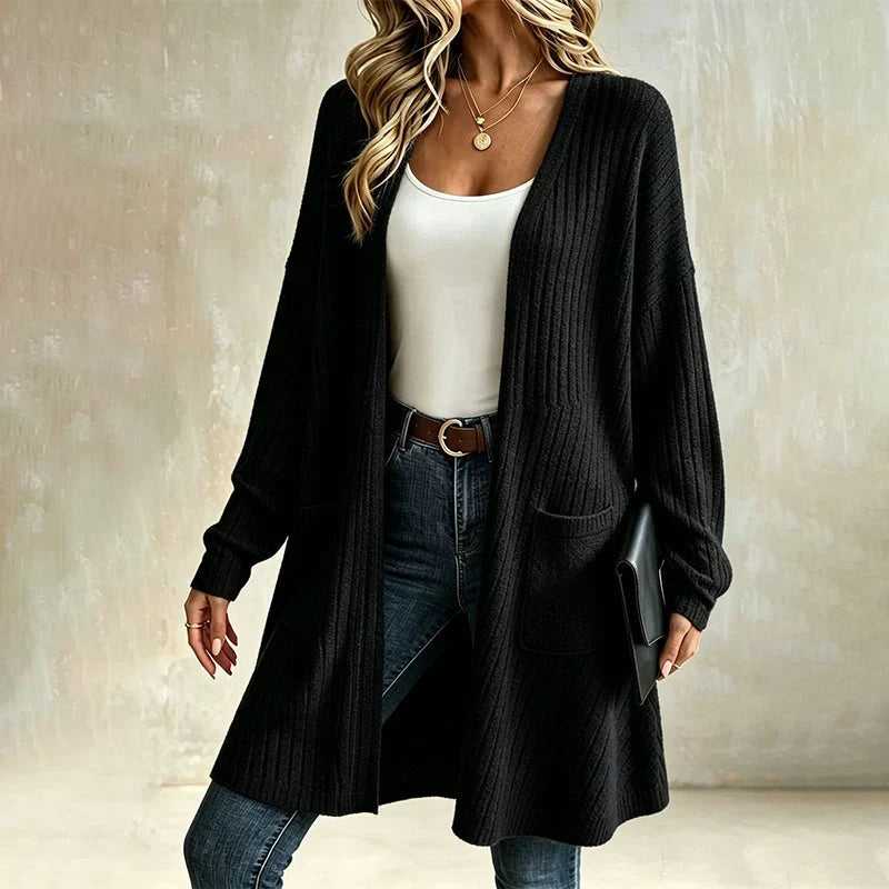 Benedetta Balducci™ Cardigan a coste per look stratificati senza sforzo