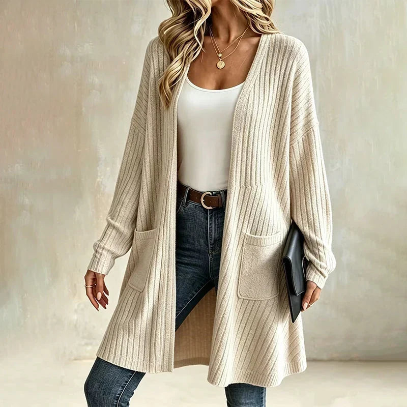 Benedetta Balducci™ Cardigan a coste per look stratificati senza sforzo