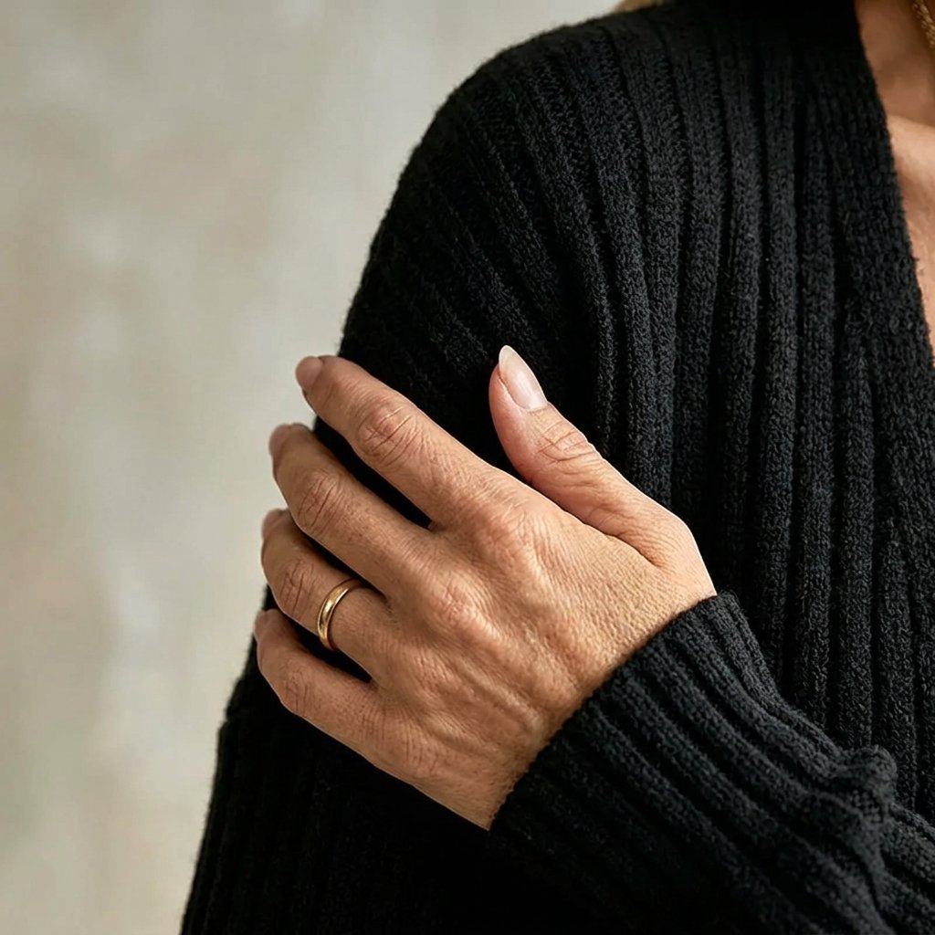 Benedetta Balducci™ Cardigan a coste per look stratificati senza sforzo