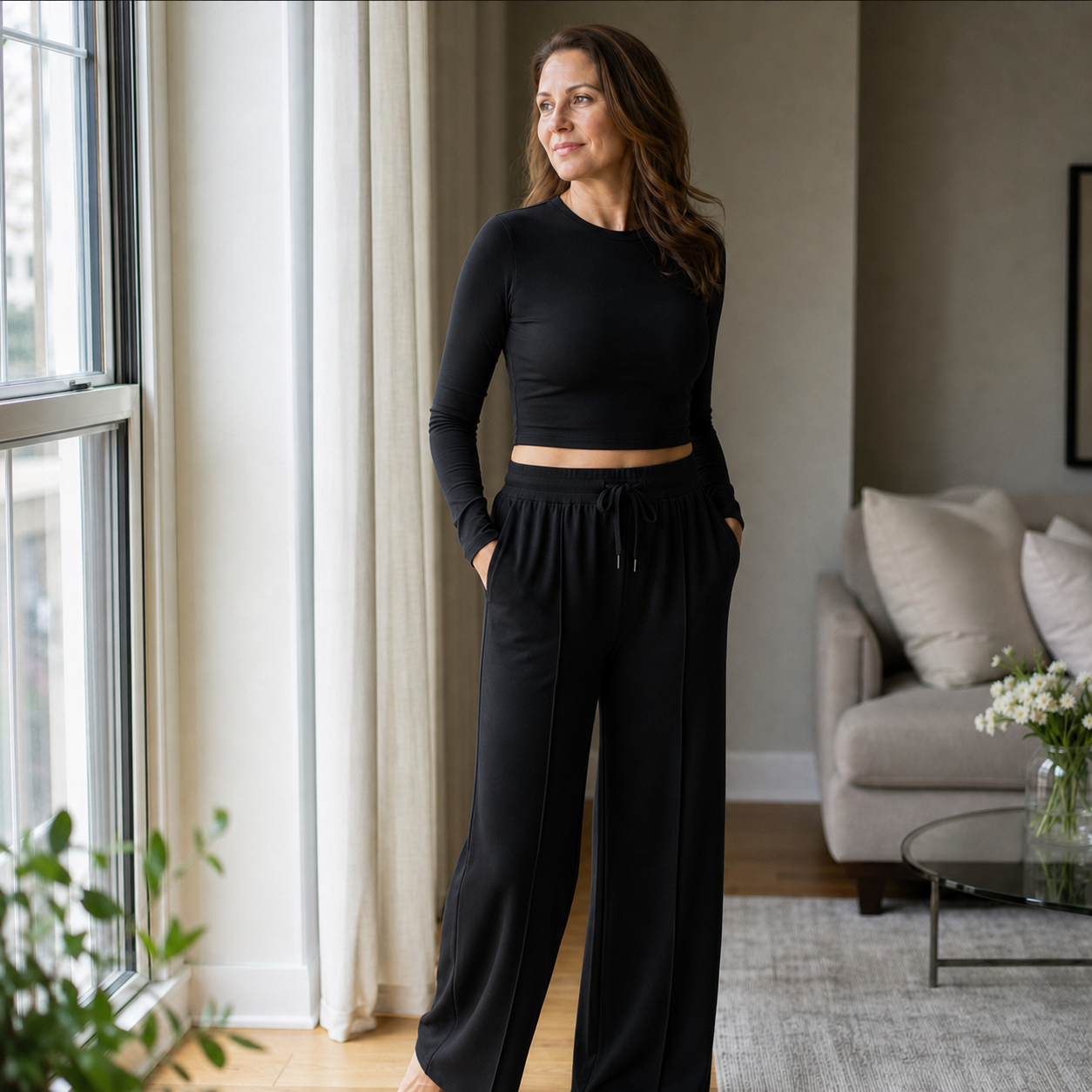 Benedetta Barbieri™ Completo lounge costolato per un comfort senza sforzo