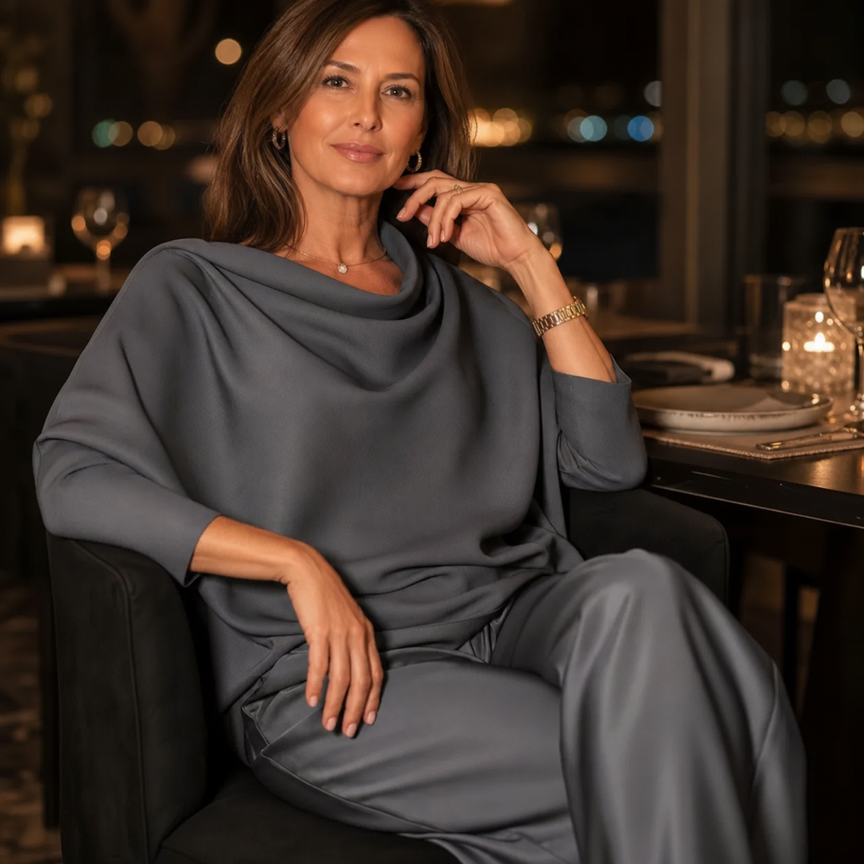 Benedetta Barchetti™ Completo due pezzi fluido per un'eleganza senza sforzo