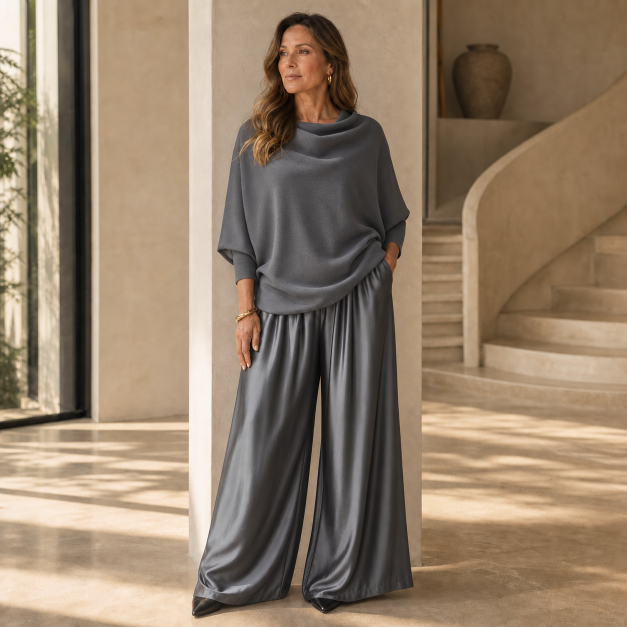 Benedetta Barchetti™ Completo due pezzi fluido per un'eleganza senza sforzo
