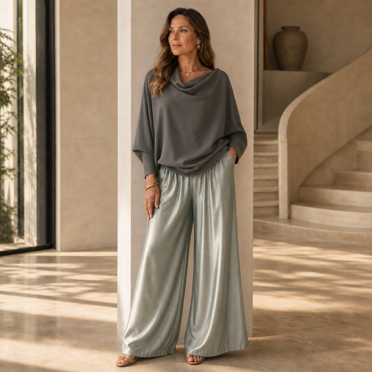 Benedetta Barchetti™ Completo due pezzi fluido per un'eleganza senza sforzo