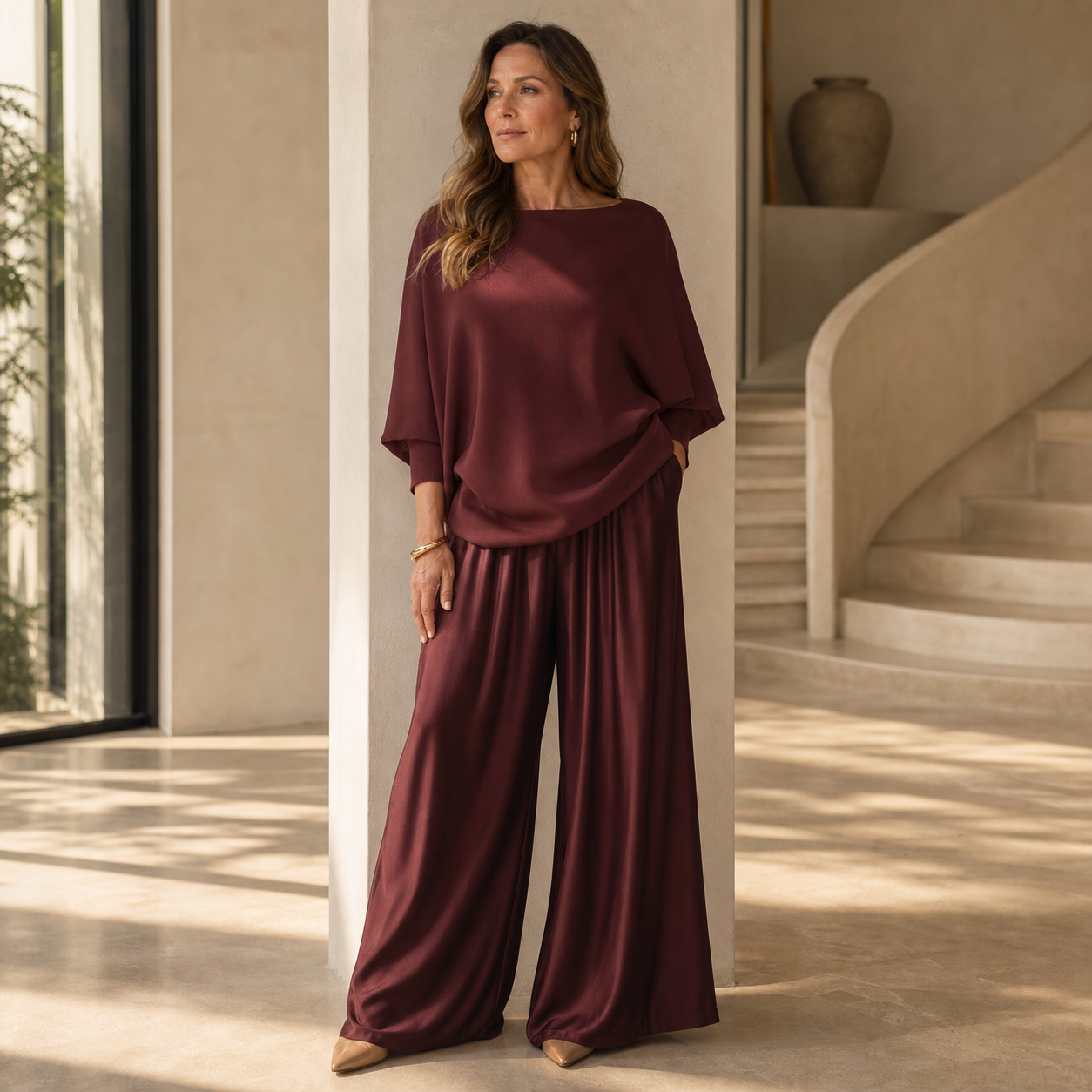 Benedetta Barchetti™ Completo due pezzi fluido per un'eleganza senza sforzo