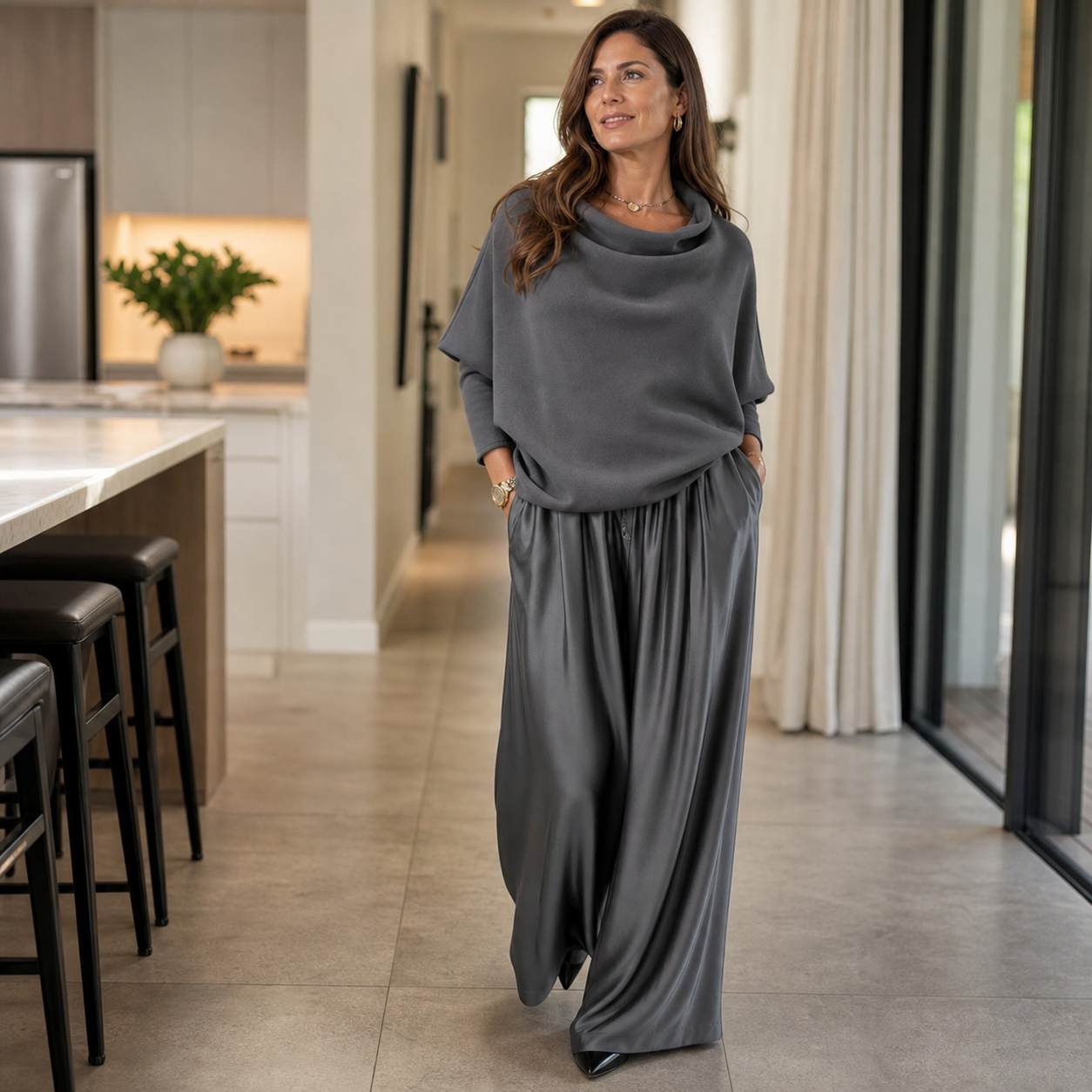 Benedetta Barchetti™ Completo due pezzi fluido per un'eleganza senza sforzo