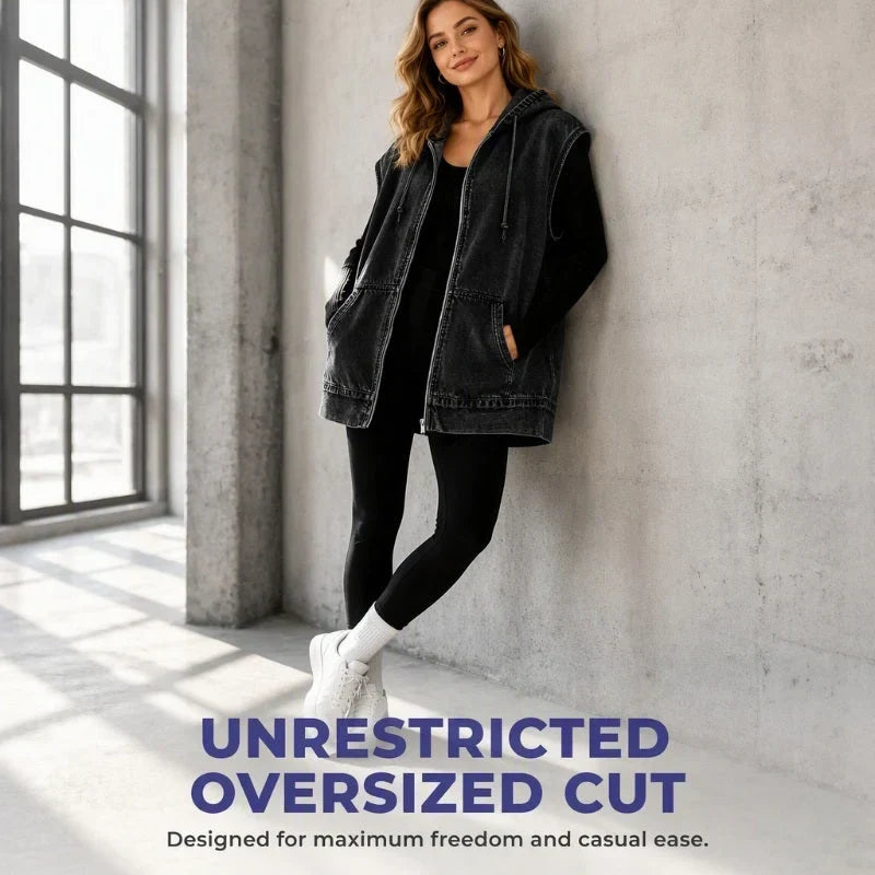 Beniamina Fazio™ Gilet con cappuccio per uno stile stagionale senza sforzo