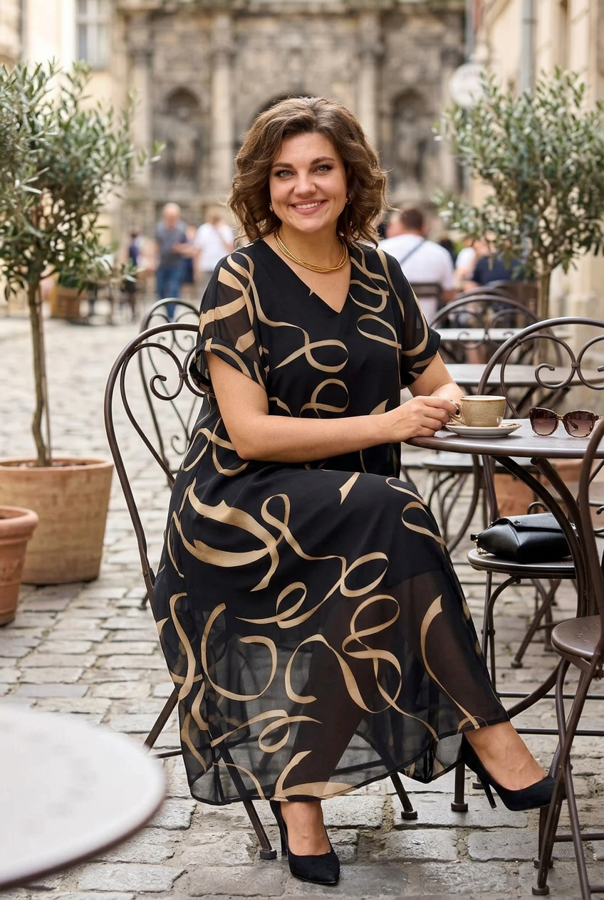 Bianca Borgognini™ Abito senza pensieri per un comfort tutto il giorno
