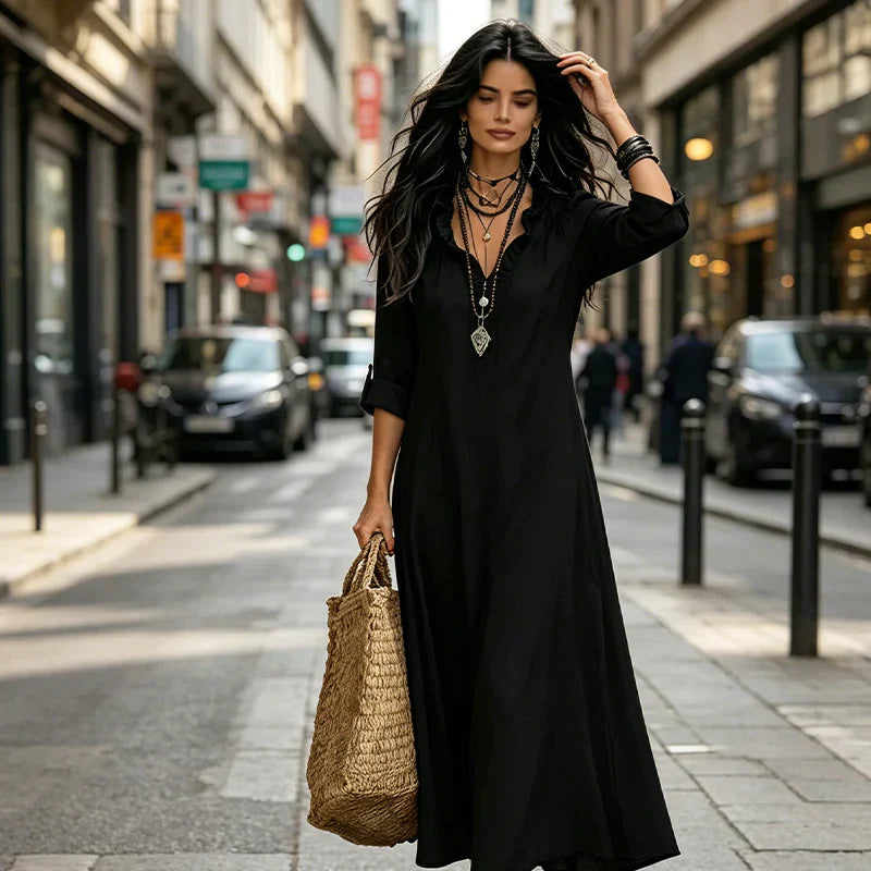 Bianca Napoletano™ Abito maxi fluido per uno stile estivo senza sforzo
