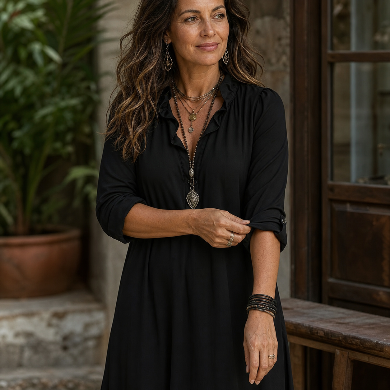 Bianca Napoletano™ Abito maxi fluido per uno stile estivo senza sforzo