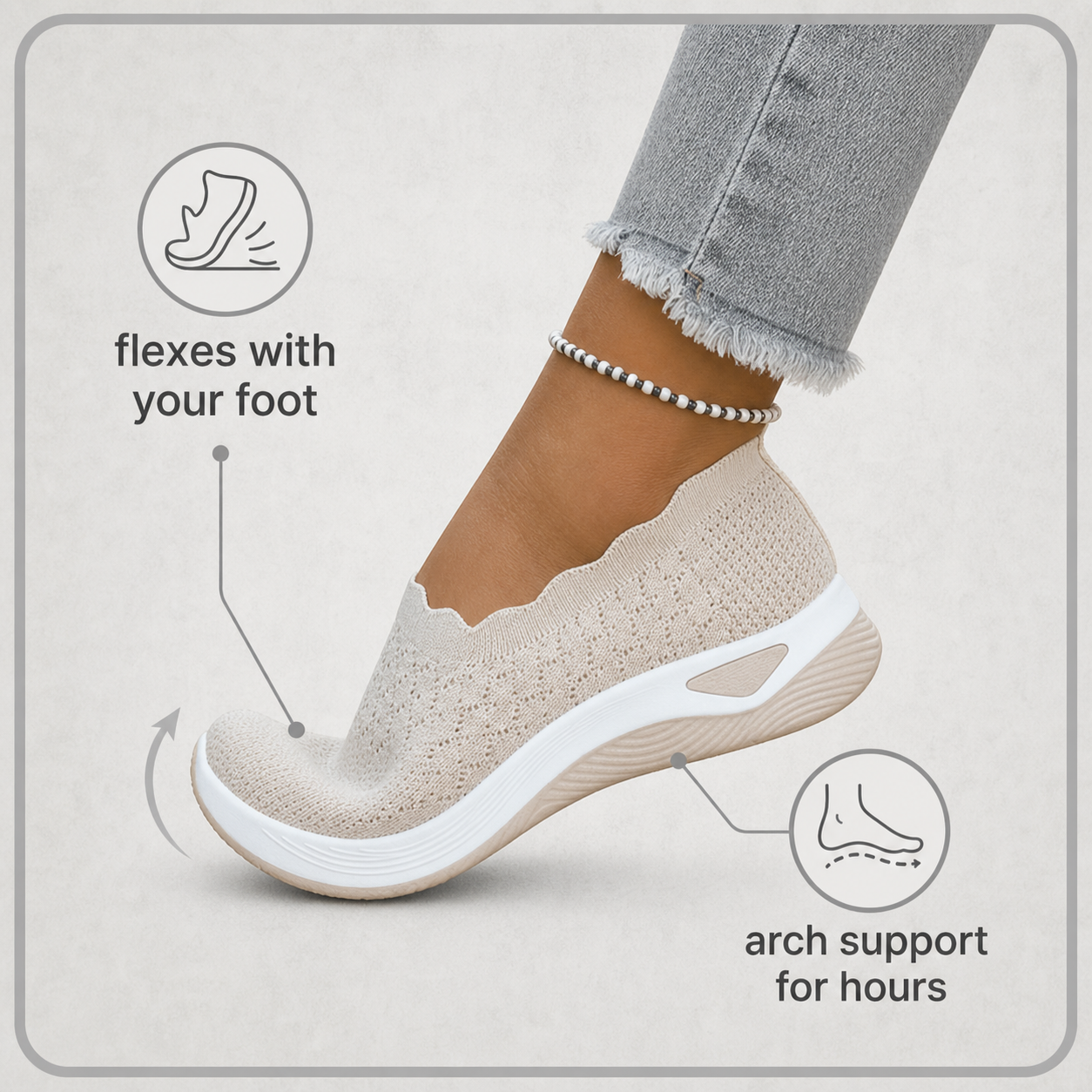 BreezeStep™ Scarpe slip-on ammortizzate per camminare tutto il giorno