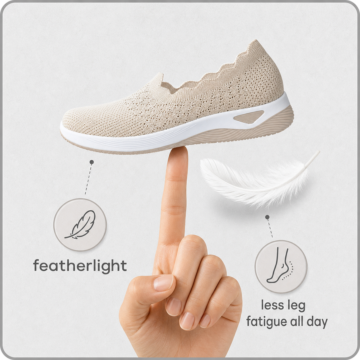 BreezeStep™ Scarpe slip-on ammortizzate per camminare tutto il giorno