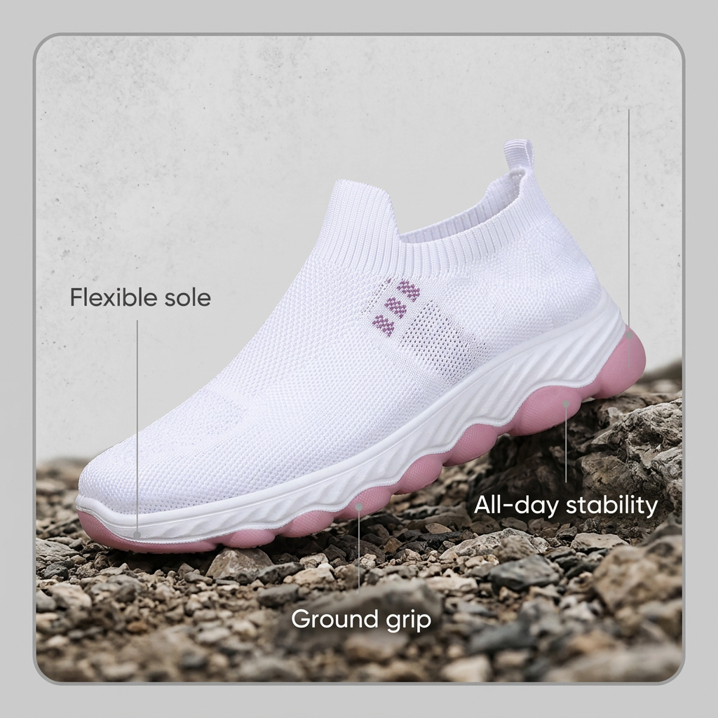 BreezeStep Prime™ Scarpe traspiranti comode per un comfort senza sforzo