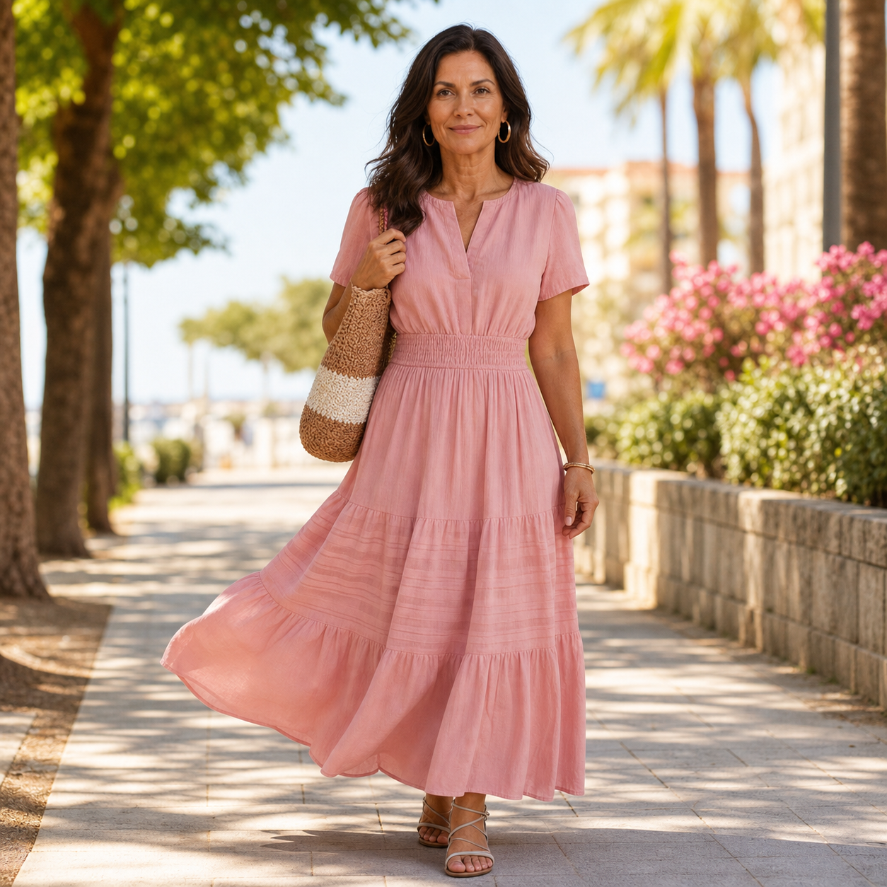 Brigida Gozzano™ Maxi dress leggero per un'estate senza pensieri