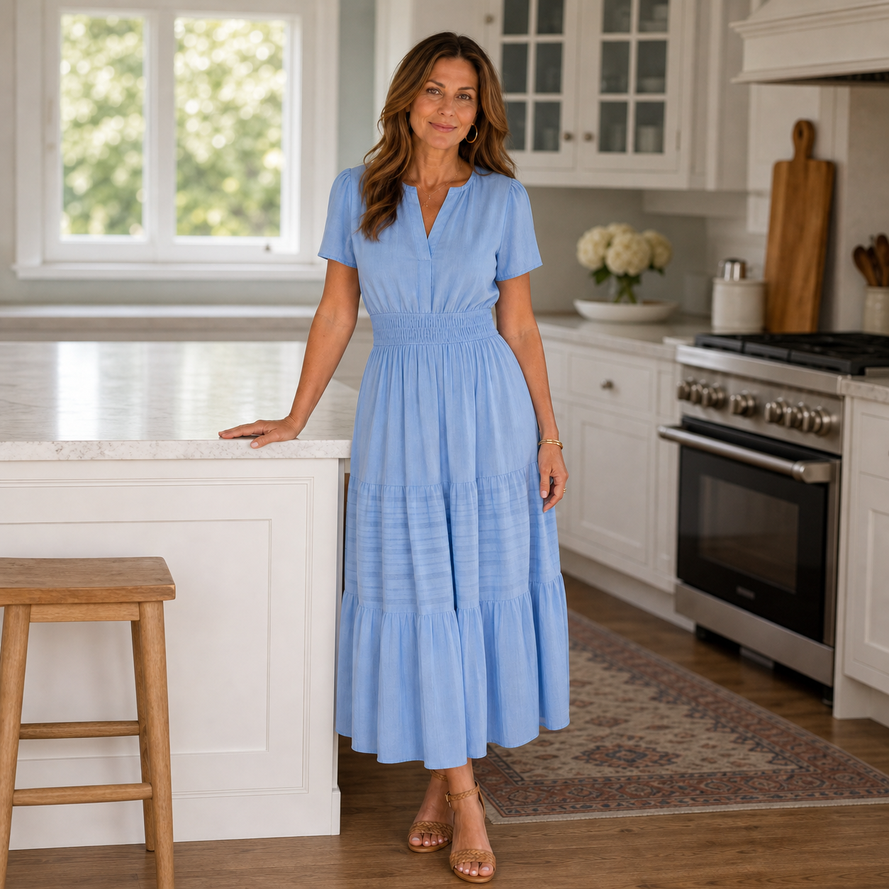 Brigida Gozzano™ Maxi dress leggero per un'estate senza pensieri