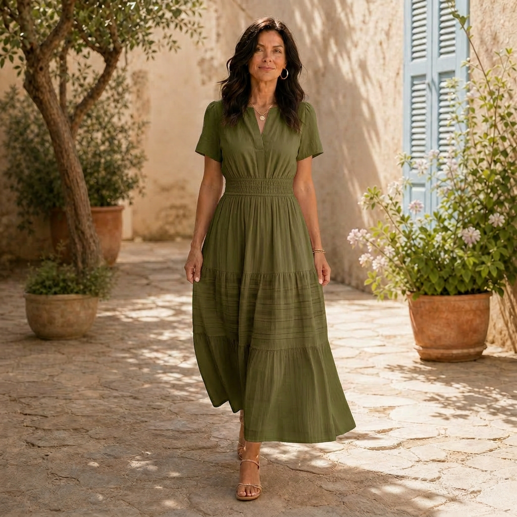 Brigida Gozzano™ Maxi dress leggero per un'estate senza pensieri