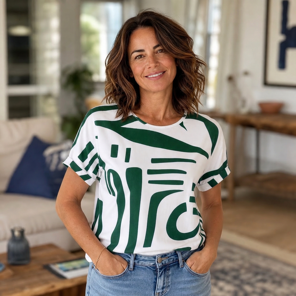 Brigida Mancuso™ T-shirt morbida e casual per uno stile quotidiano senza sforzo