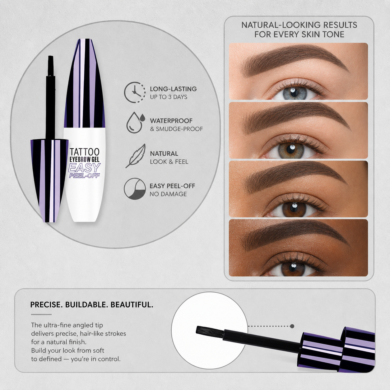 BrowPeel Pro™ Tinta sopracciglia a lunga durata con effetto peeling