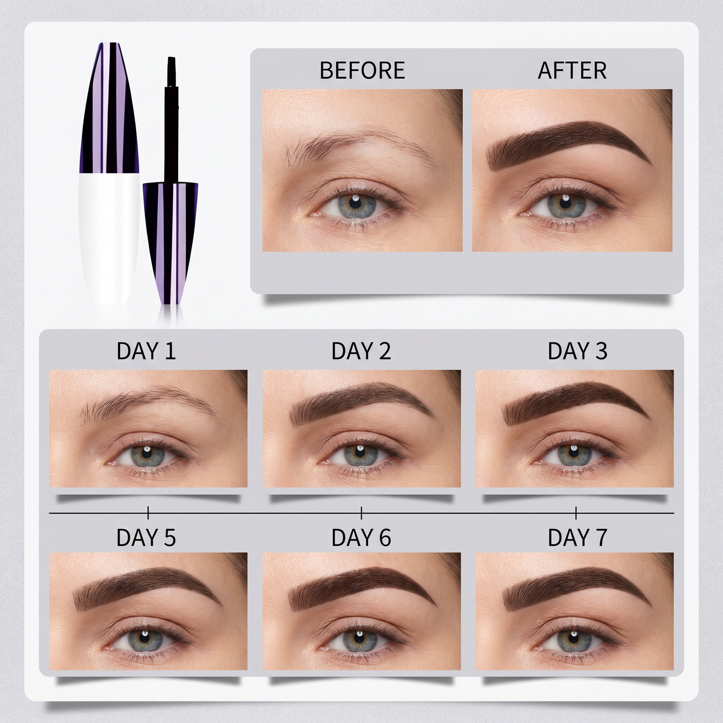 BrowPeel Pro™ Tinta sopracciglia a lunga durata con effetto peeling