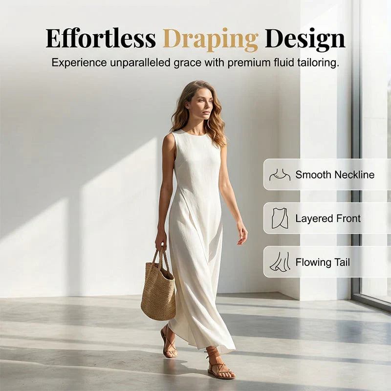 Brunella Trapanese™ Abito maxi elegante per uno stile estivo senza sforzo