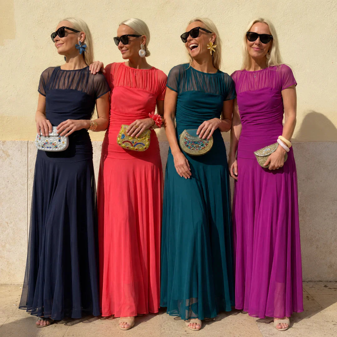 Camilla Della Valle™ Abito elegante e fluido per occasioni speciali