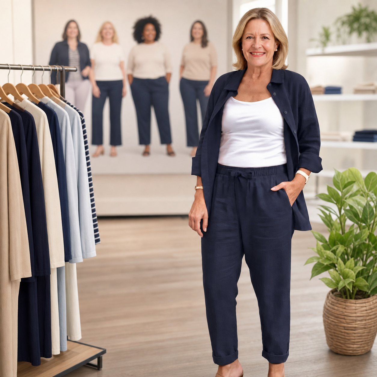 Camilla Manfredi™ Completo camicia e pantaloni leggero per le giornate calde