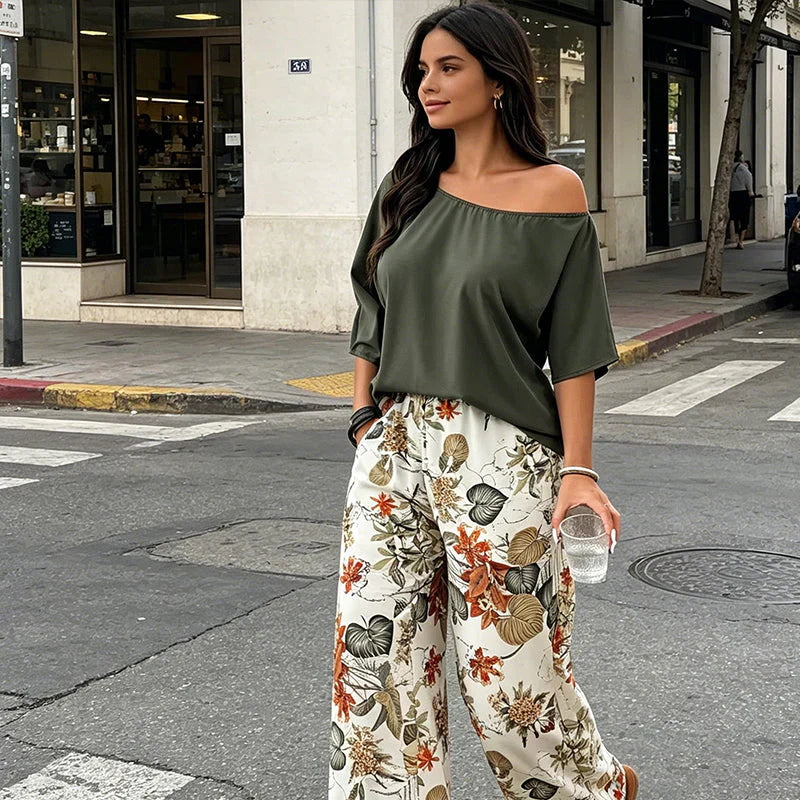 Camilla Panariello™ Set coordinato da vacanza per uno stile senza sforzo