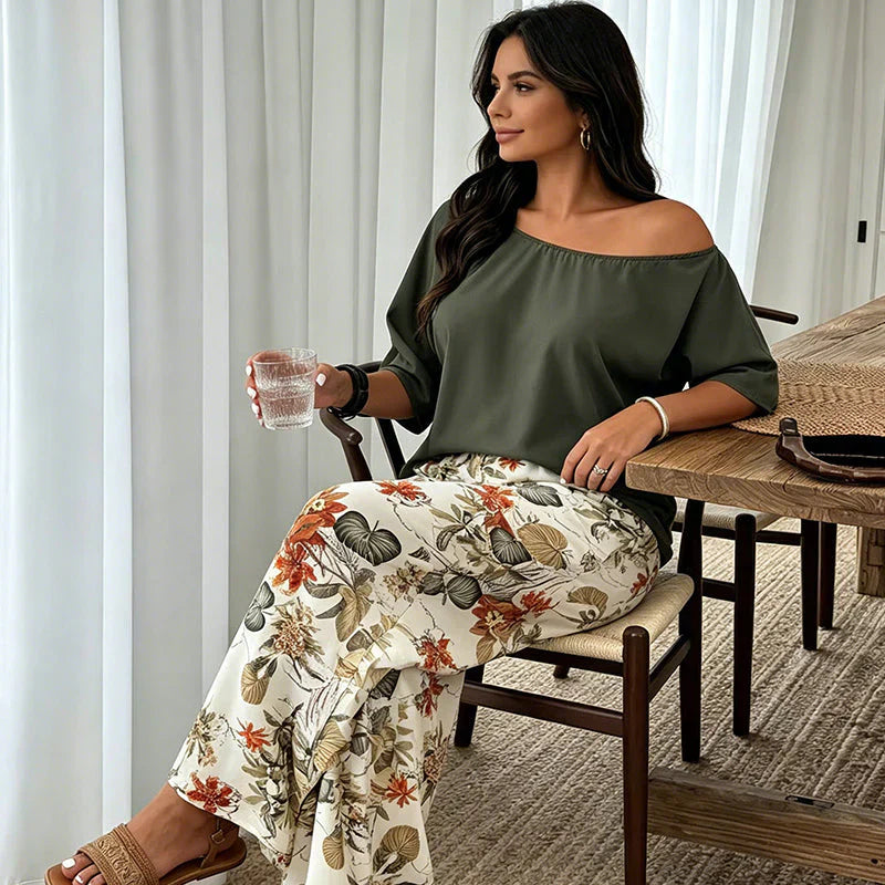 Camilla Panariello™ Set coordinato da vacanza per uno stile senza sforzo