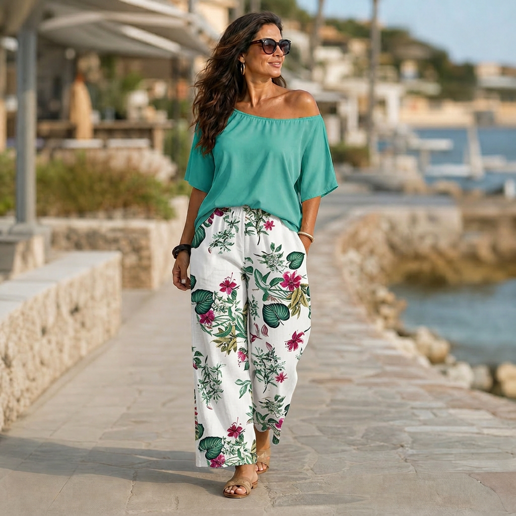 Camilla Panariello™ Set coordinato da vacanza per uno stile senza sforzo