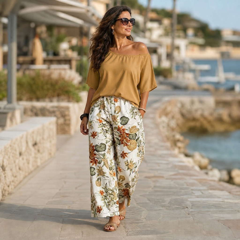 Camilla Panariello™ Set coordinato da vacanza per uno stile senza sforzo