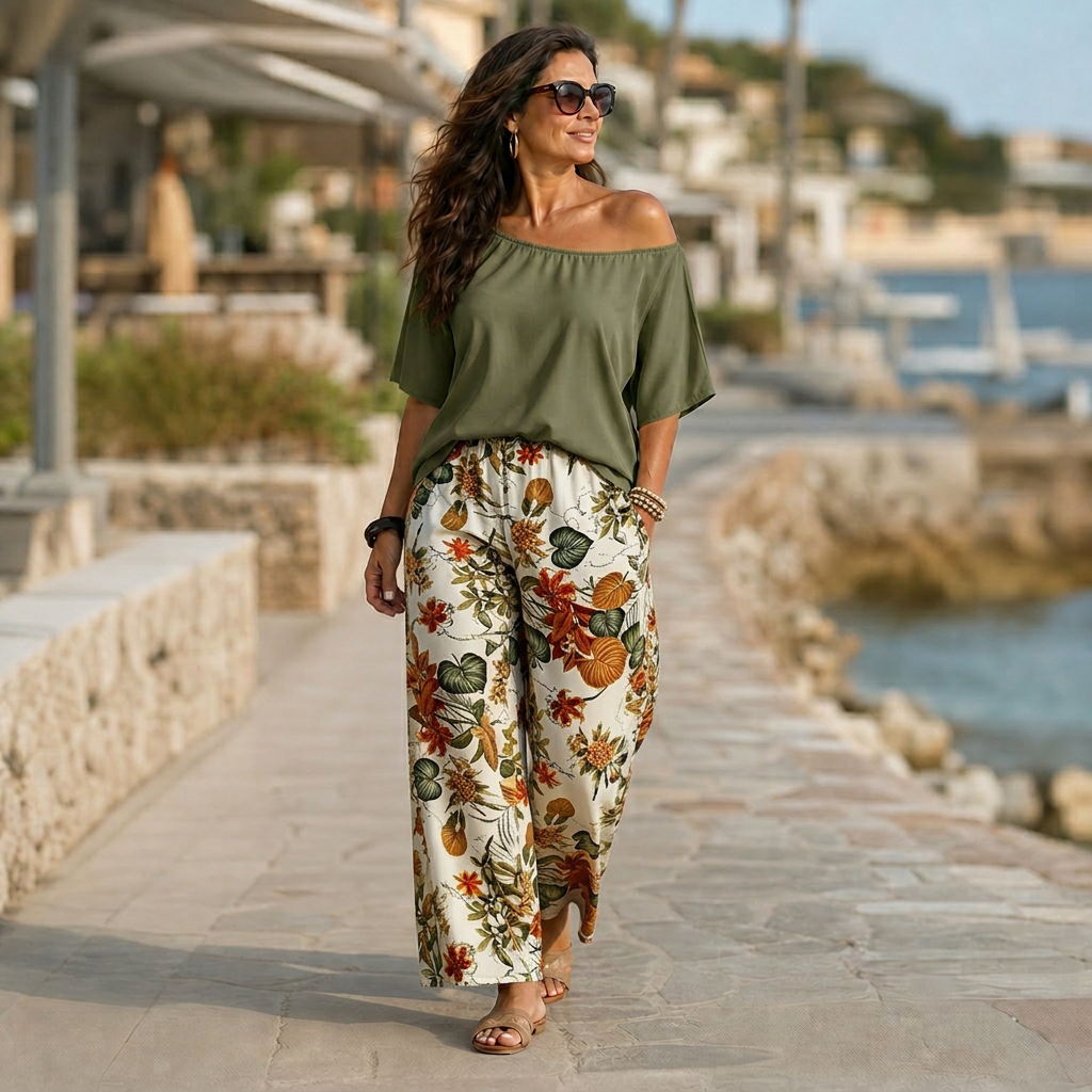 Camilla Panariello™ Set coordinato da vacanza per uno stile senza sforzo