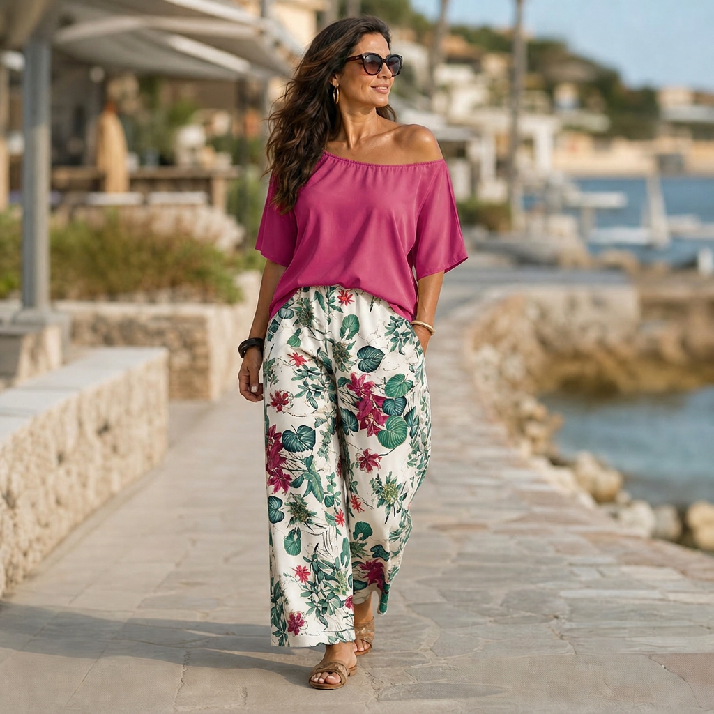 Camilla Panariello™ Set coordinato da vacanza per uno stile senza sforzo