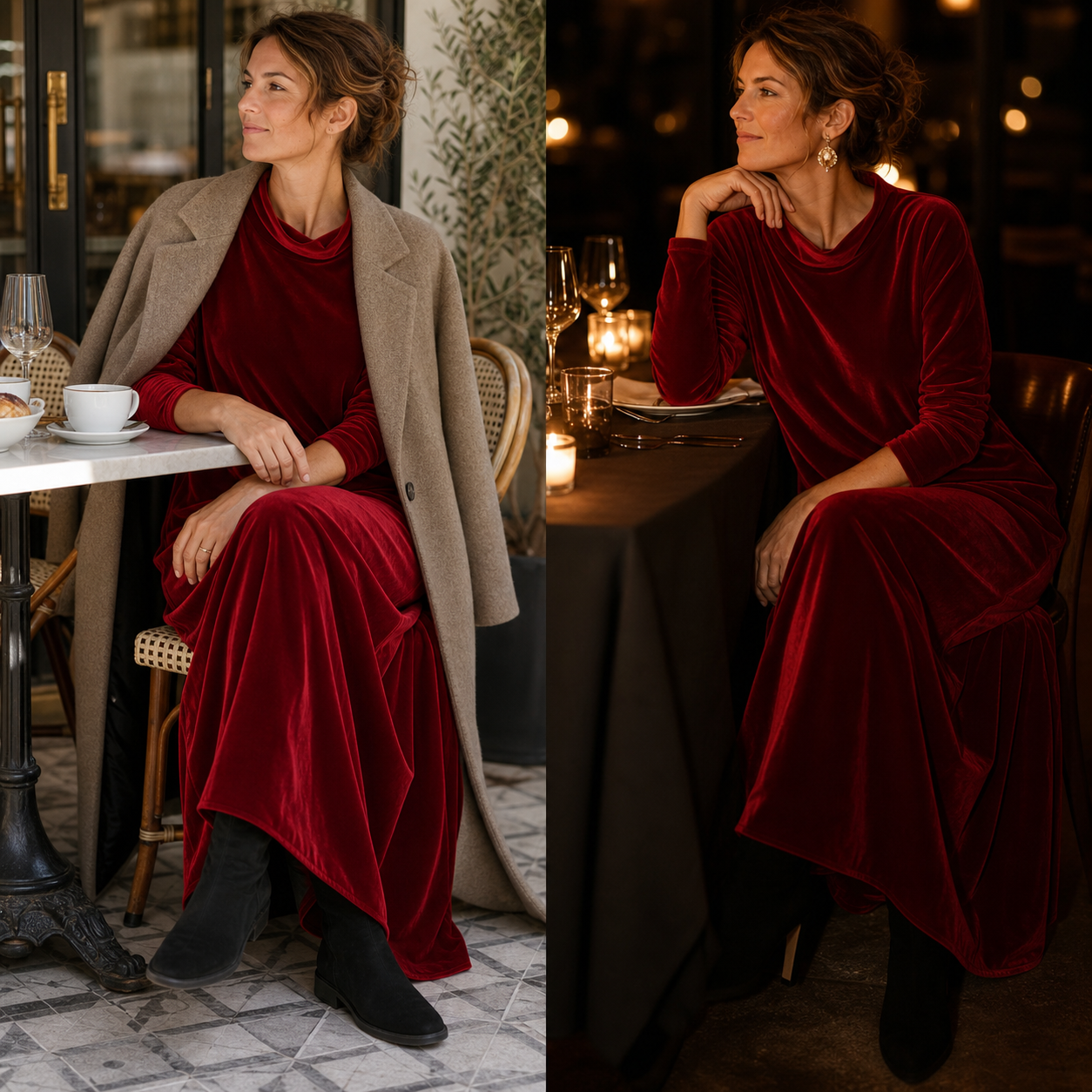 Candida Manganelli™ Maxi dress comodo per uno stile senza sforzo