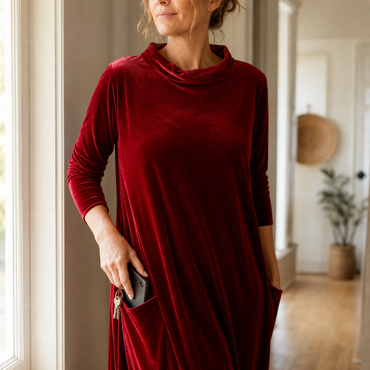 Candida Manganelli™ Maxi dress comodo per uno stile senza sforzo