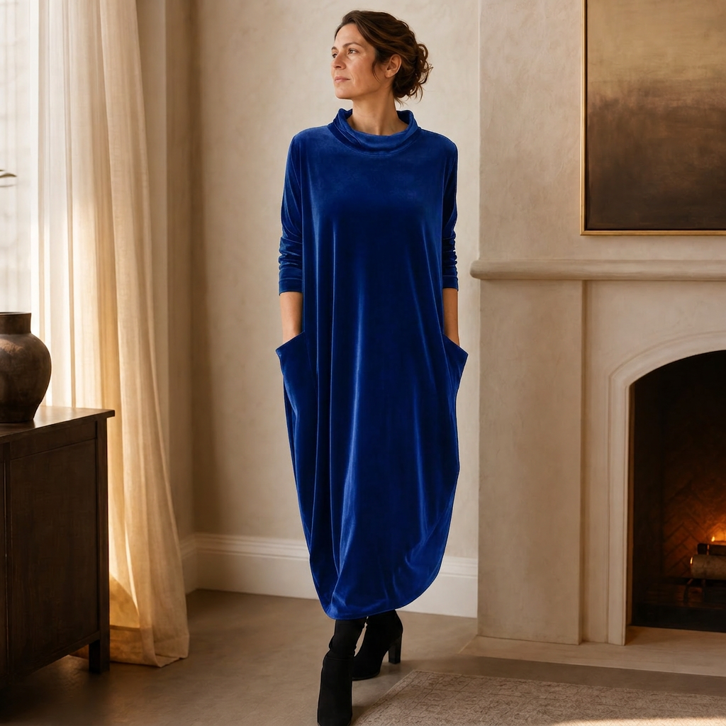 Candida Manganelli™ Maxi dress comodo per uno stile senza sforzo