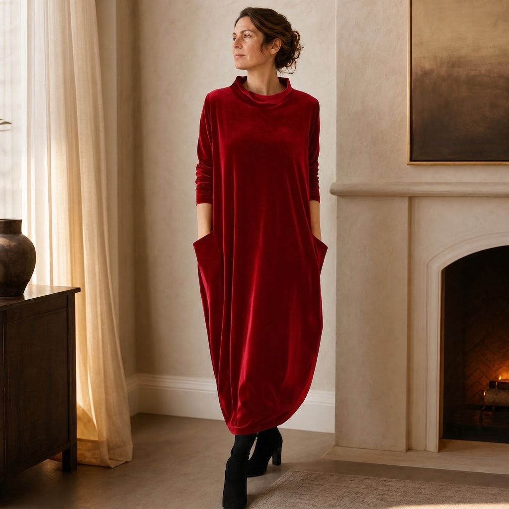 Candida Manganelli™ Maxi dress comodo per uno stile senza sforzo