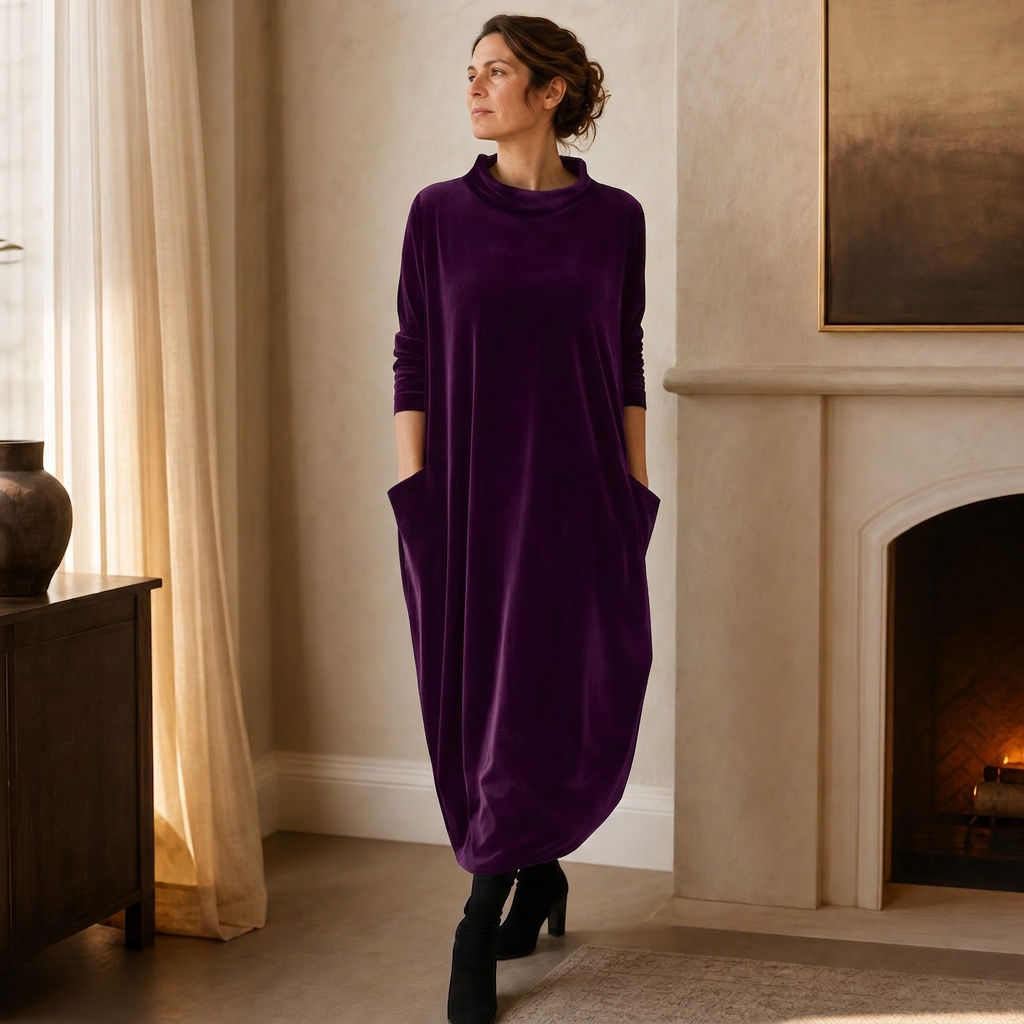 Candida Manganelli™ Maxi dress comodo per uno stile senza sforzo