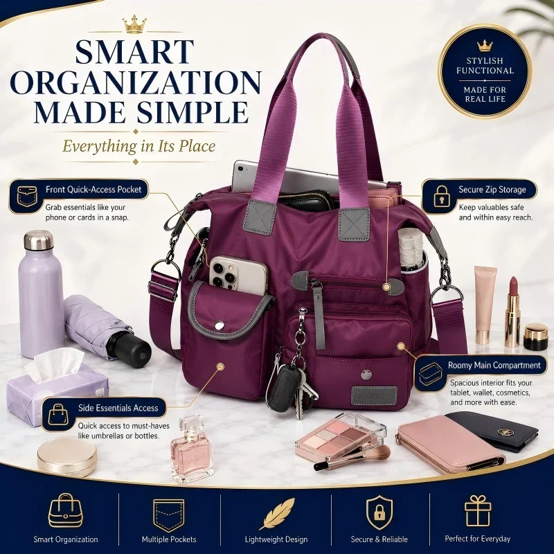 CarryLux™ Borsa tote capiente per un'organizzazione senza sforzo