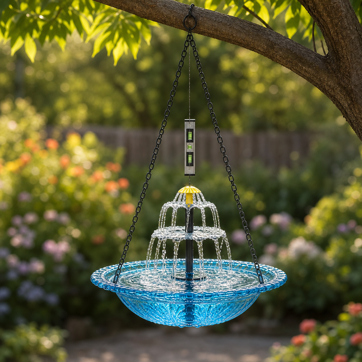 Cascadelle™ Fontana a cascata solare per uccelli