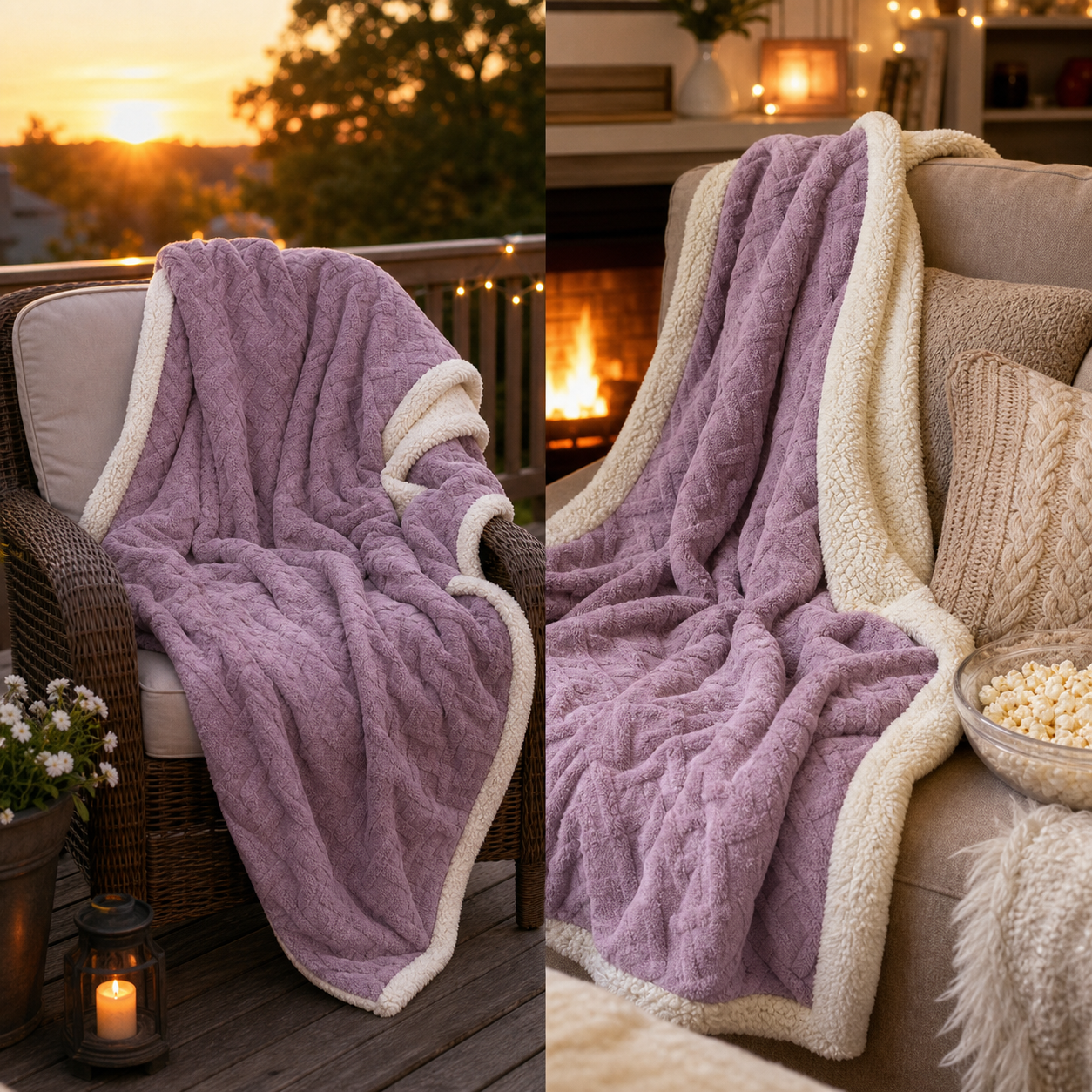 Cashmera™ Coperta plaid avvolgente per un comfort elegante
