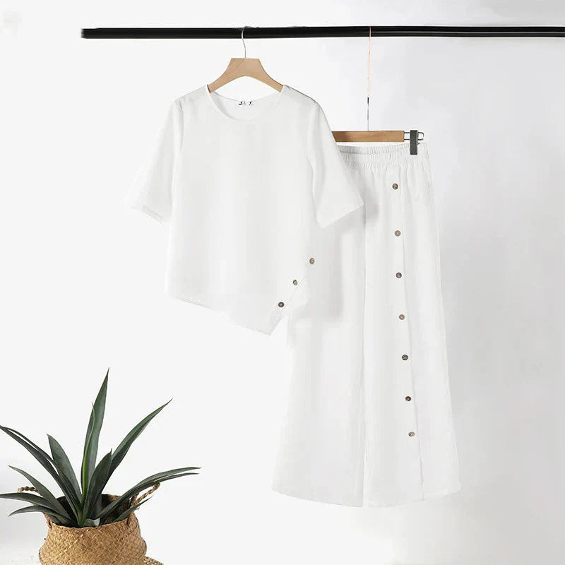 Caterina Fabbri™ Coordinato relaxed a gamba larga