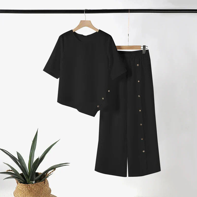 Caterina Fabbri™ Coordinato relaxed a gamba larga