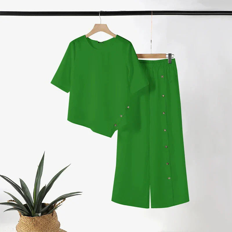 Caterina Fabbri™ Coordinato relaxed a gamba larga