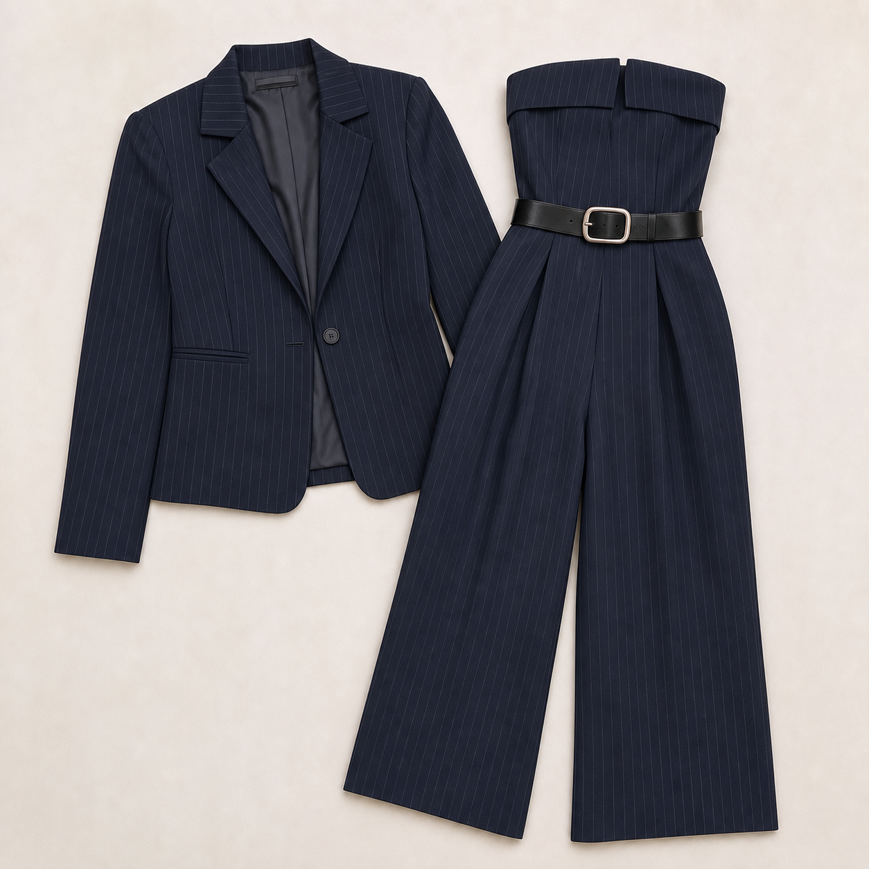 Caterina Nicodemi™ Set tuta e blazer versatile da ufficio e sera