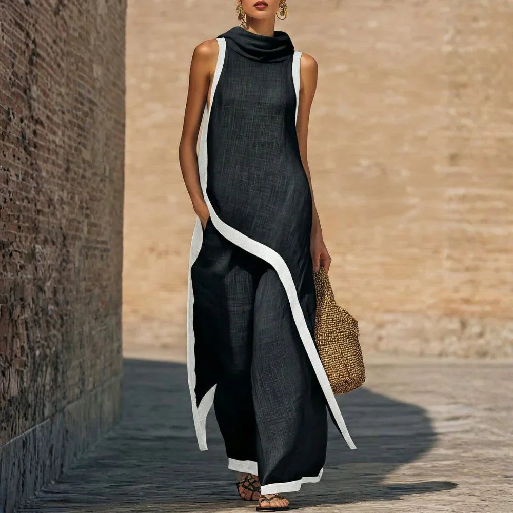 Caterina Radaelli™ Coordinato scultoreo per un'eleganza estiva senza sforzo