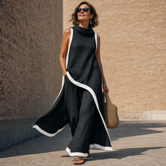 Caterina Radaelli™ Coordinato scultoreo per un'eleganza estiva senza sforzo