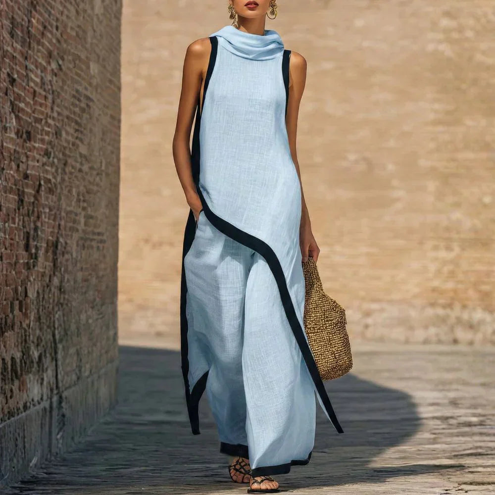 Caterina Radaelli™ Coordinato scultoreo per un'eleganza estiva senza sforzo