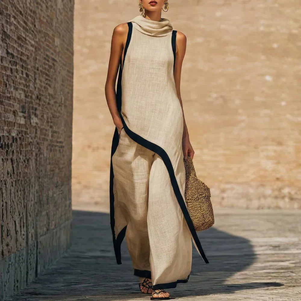 Caterina Radaelli™ Coordinato scultoreo per un'eleganza estiva senza sforzo