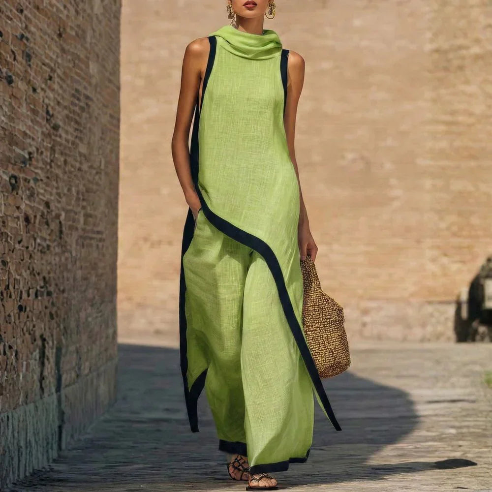 Caterina Radaelli™ Coordinato scultoreo per un'eleganza estiva senza sforzo