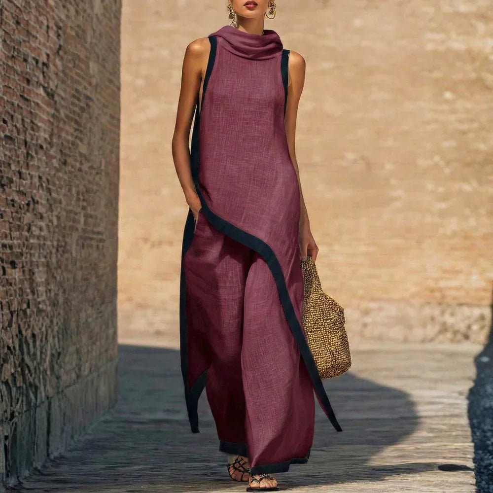 Caterina Radaelli™ Coordinato scultoreo per un'eleganza estiva senza sforzo